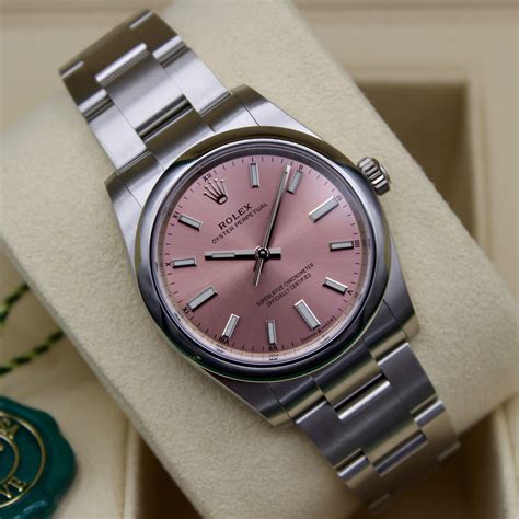 rolex datejust pink dial midsize|rolex oyster perpetual datejust pink.